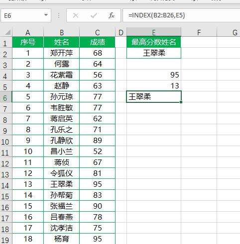 php 5.6 數組常量,excel中怎么用index函數查詢