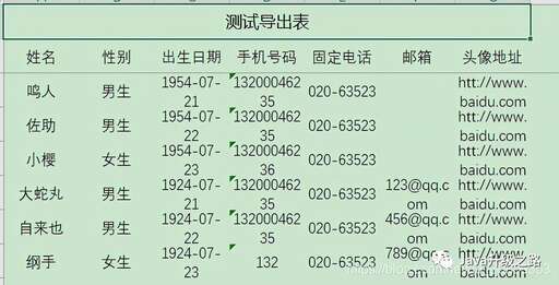 java poi 導出,goreport使用方法