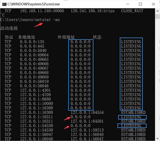 java端口監聽,DNS名稱服務器的監聽端口